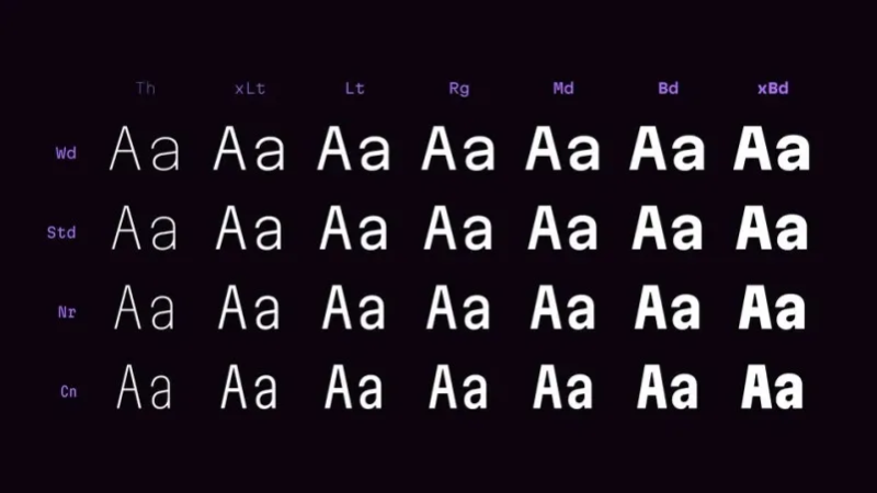 Martian Mono Font Family free download preview 6 – Font Family font