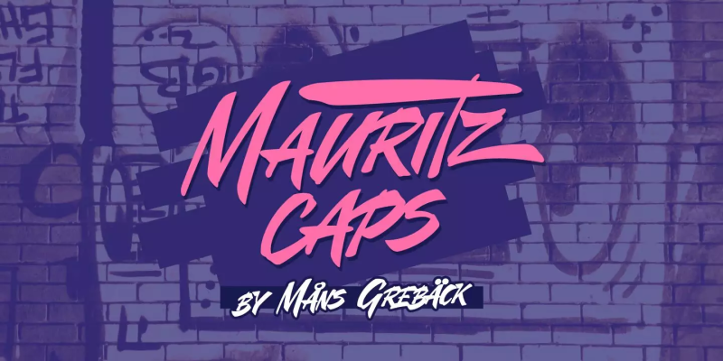 Mauritz Caps Font Family free download preview 5 – Font Family font
