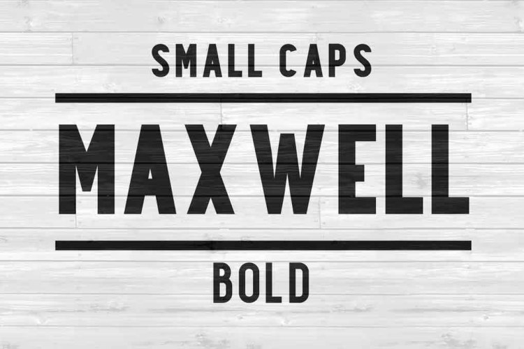 Maxwell Sans Small Caps Bold Font free download preview 3 – Serif Fonts font