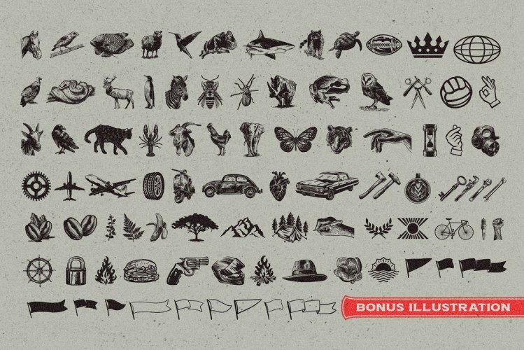 Melvins Font free download preview 2 – Display Fonts font