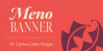 Meno Banner Font Family free download – Serif Fonts font preview