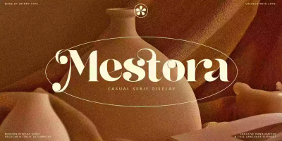 Mestora Font Family free download – Classic font preview