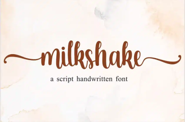 Milkshake Font free download – Script And Handwritten font preview