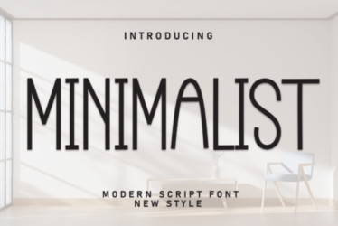 Minimalist Font free download – Creative font preview