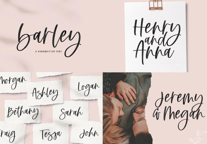 Modern Script Fonts Bundle free download preview 1 – Modern Fonts font