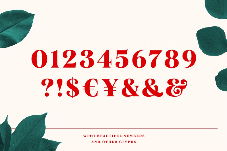 Mogan Font free download preview 8 – Serif Fonts font