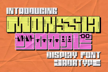 Monssla Display Font free download – Display Fonts font preview