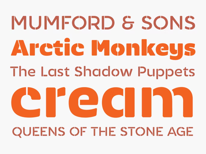 Monty Stencil Font free download preview 2 – Sans Serif Fonts font