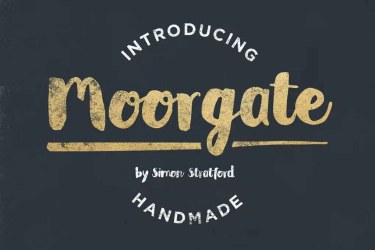 Moorgate Font free download – Script And Handwritten font preview