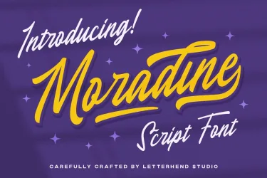 Moradine – Script Font free download – Script And Handwritten preview
