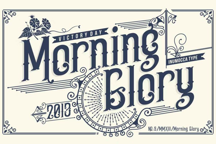 Morning Glory Font free download preview 5 – Web Fonts font