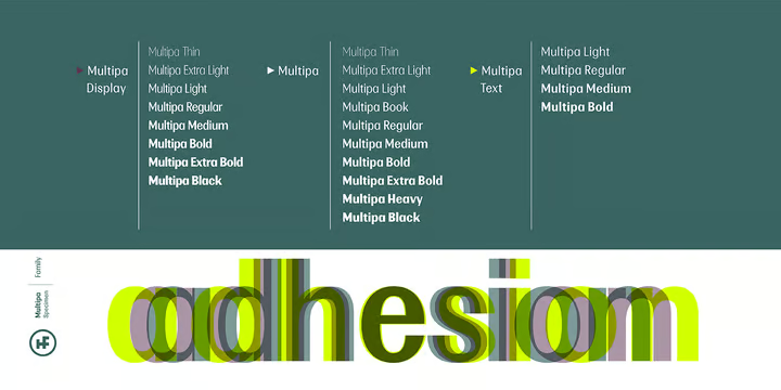 Multipa Font Family free download preview 2 – Sans Serif Fonts font