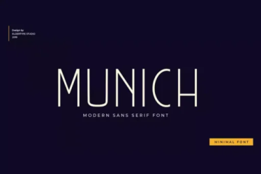 Munich Sans Font free download – Professional font preview