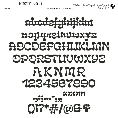 Mushy Font Family free download preview 6 – Display Fonts font