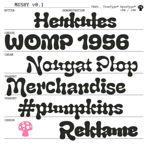 Mushy Font Family free download preview 8 – Display Fonts font