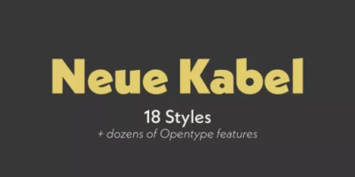 Neue Kabel Font free download – Geometric font preview