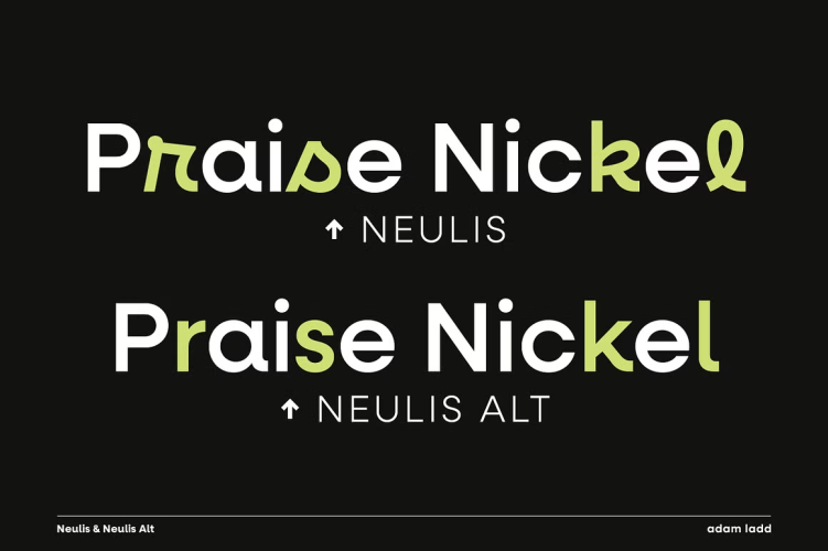 Neulis Font free download preview 5 – Sans Serif Fonts font