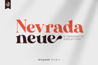 Nevrada Neue Font free download – Display font preview