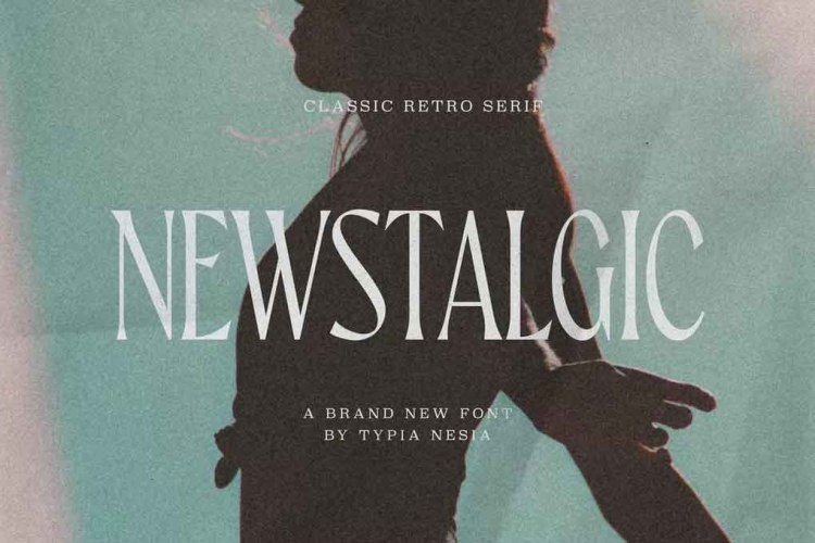 Newstalgic Font free download preview 3 – Serif Fonts font