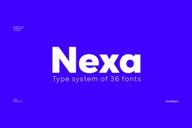 Nexa Font free download – Geometric font preview