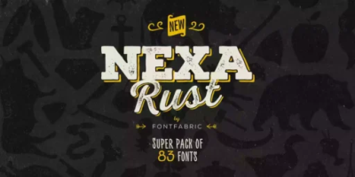 Nexa Rust Font free download – Script font preview