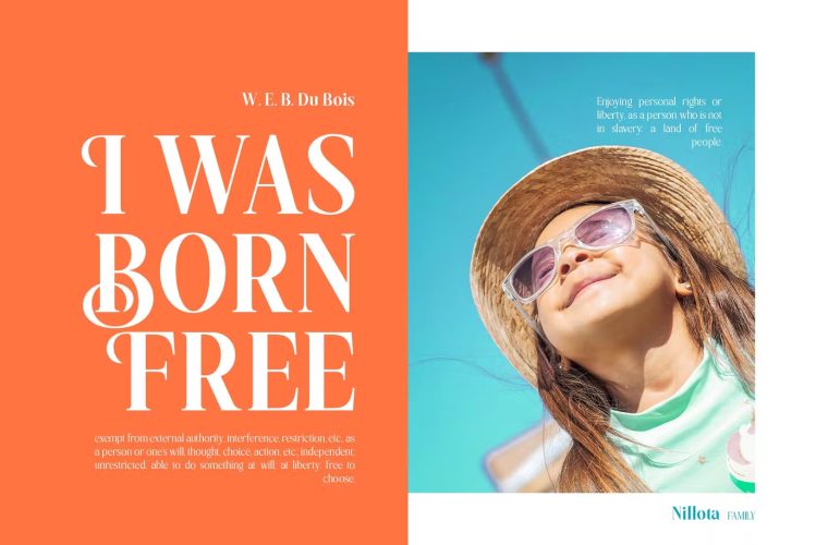 Nilota Font free download preview 4 – Serif Fonts font
