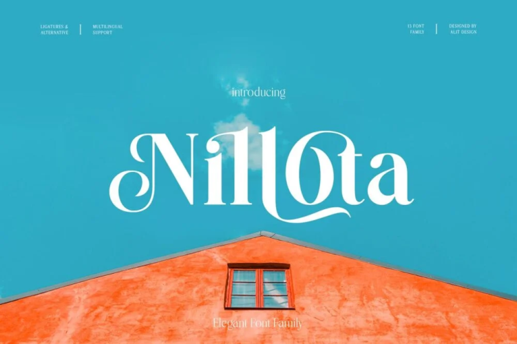 Nilota Font free download preview 7 – Serif Fonts font