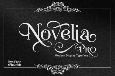 Novelia Pro Font free download – Decorative Fonts font preview