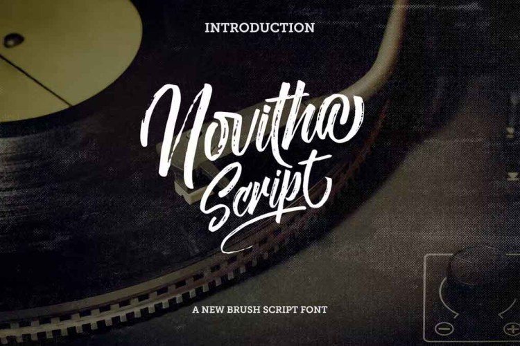 Novitha Script Font free download preview 3 – Script And Handwritten font