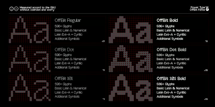 OffBit Font Family free download preview 3 – Font Family font