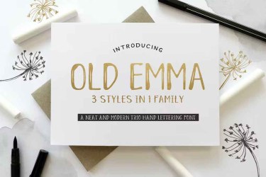 Old Emma Font free download – Sans Serif font preview