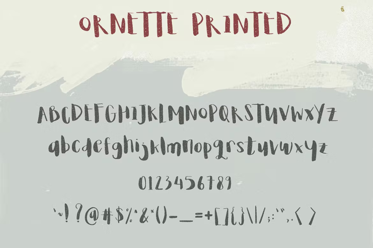 Ornette Font free download preview 2 – Serif Fonts font
