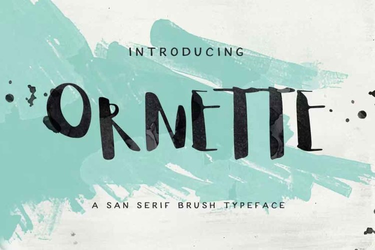 Ornette Font free download preview 3 – Serif Fonts font