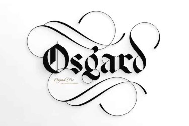 Osgard Pro Font free download – Serif Fonts font preview