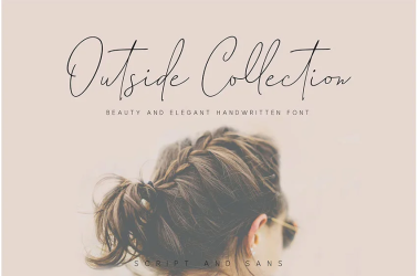 Outside Collection Signature Font free download – Handwritten font preview