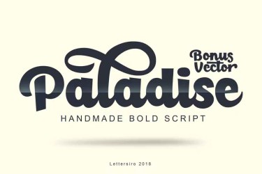 Paladise Font free download – Paladise Font font preview