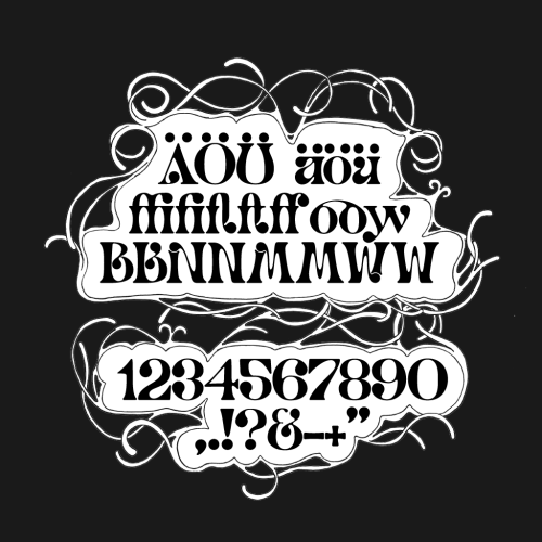 Parable Font free download preview 4 – Display Fonts font