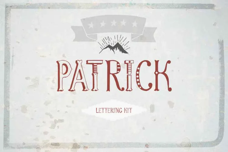 Patrick font & Lettering Kit Font – Free Download | raFont