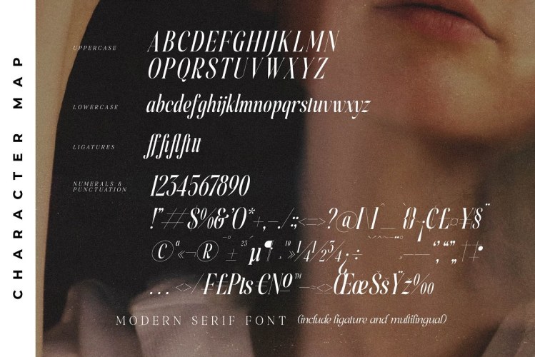 Peach Charley Modern Serif Font free download preview 5 – Serif Fonts font