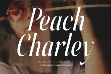Peach Charley Modern Serif Font free download – Peach Charley Modern Serif Font font preview