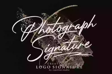 Photograph Signature Font free download – Script And Handwritten font preview