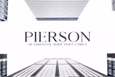 Pierson Font free download – Serif Fonts font preview