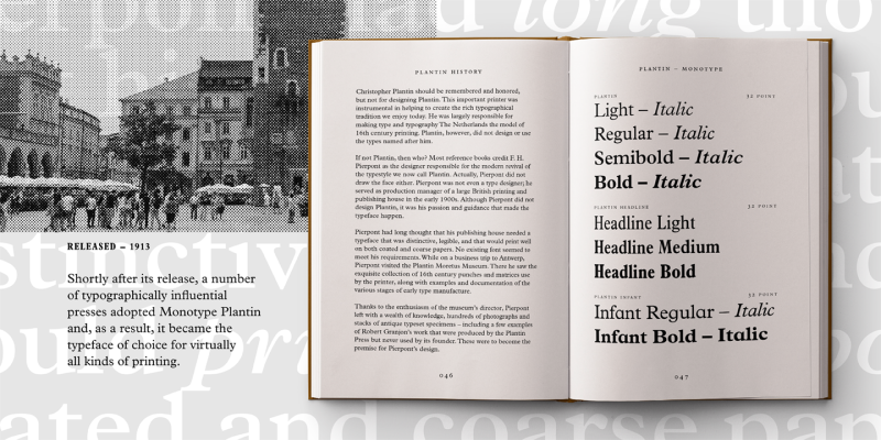 Plantin Font free download preview 4 – Serif Fonts font