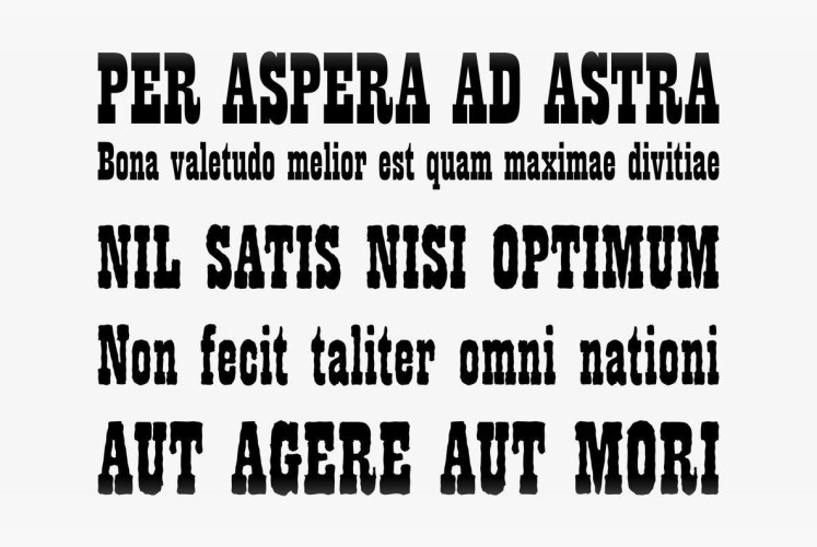 Playbill Font free download preview 1 – Slab Serif Fonts font