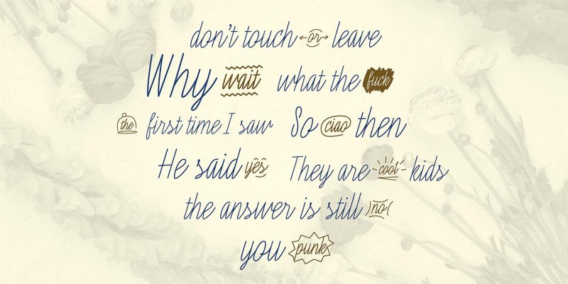 Poruka Font free download preview 2 – Typeface font