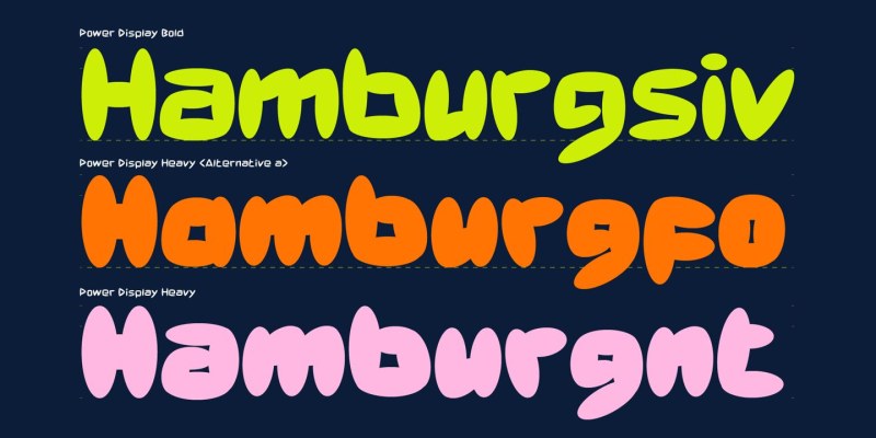 Power Display Font Family free download preview 3 – Font Family font