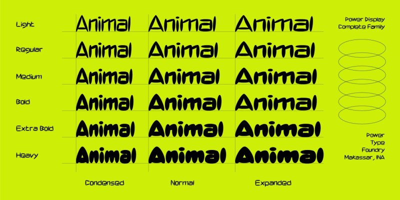 Power Display Font Family free download preview 4 – Font Family font