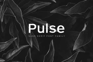Pulse Font free download – Classic font preview
