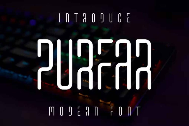 Purfar Font free download preview 4 – Sans Serif Fonts font