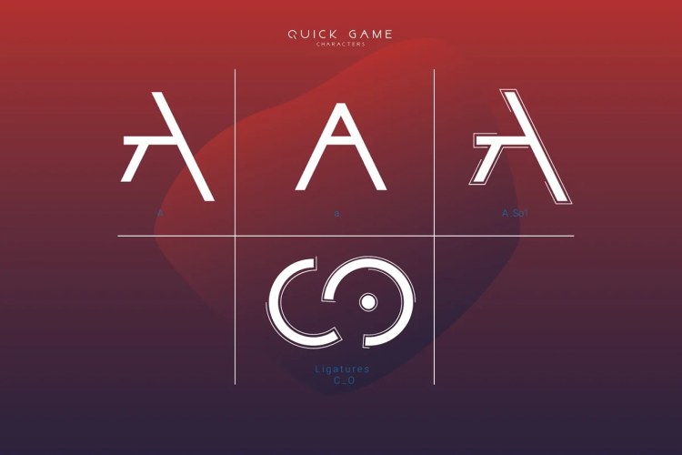 Quick Game Font free download preview 4 – Display Fonts font